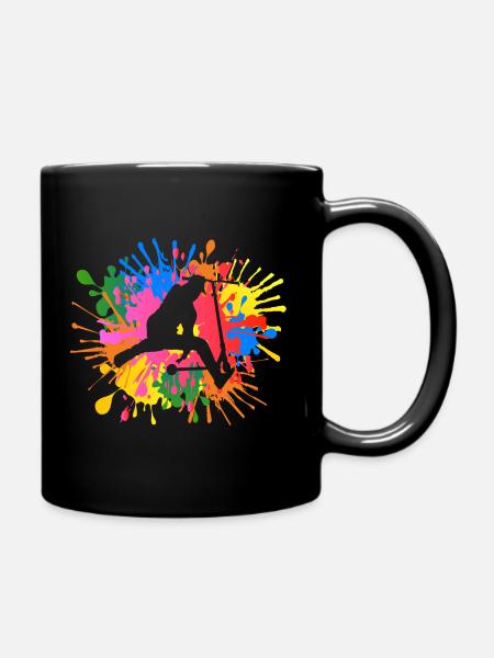 Stunt scooter - Full Colour Mug - black