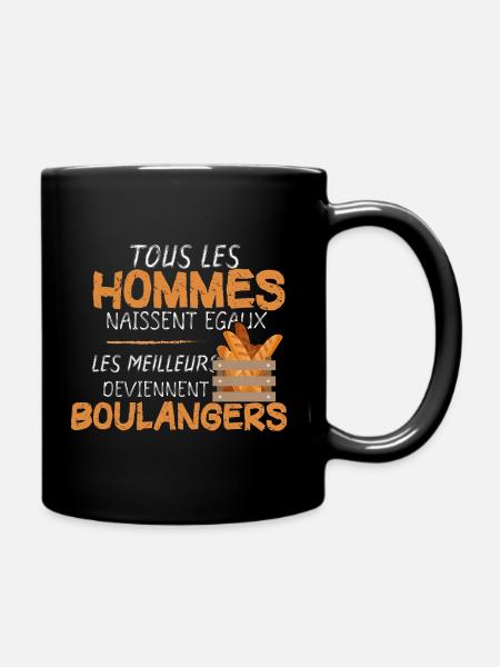 Homme - Boulanger - Boulangerie - Meilleur - Drôle - Mug uni - noir
