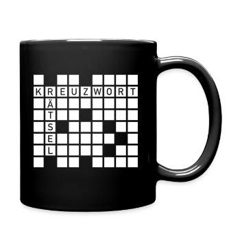 Crossword puzzle - Full Colour Mug - black - Right