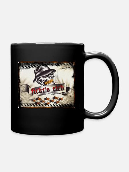 Fickt’s eich - Tasse einfarbig - Schwarz