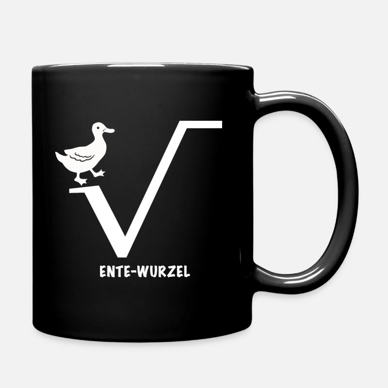Ente Wurzel - Tasse einfarbig - Schwarz