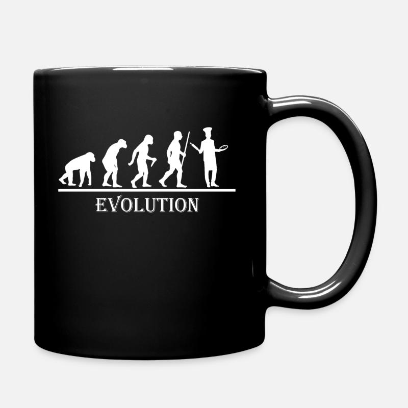Evolution Bäcker Konditor Koch - Tasse einfarbig - Schwarz