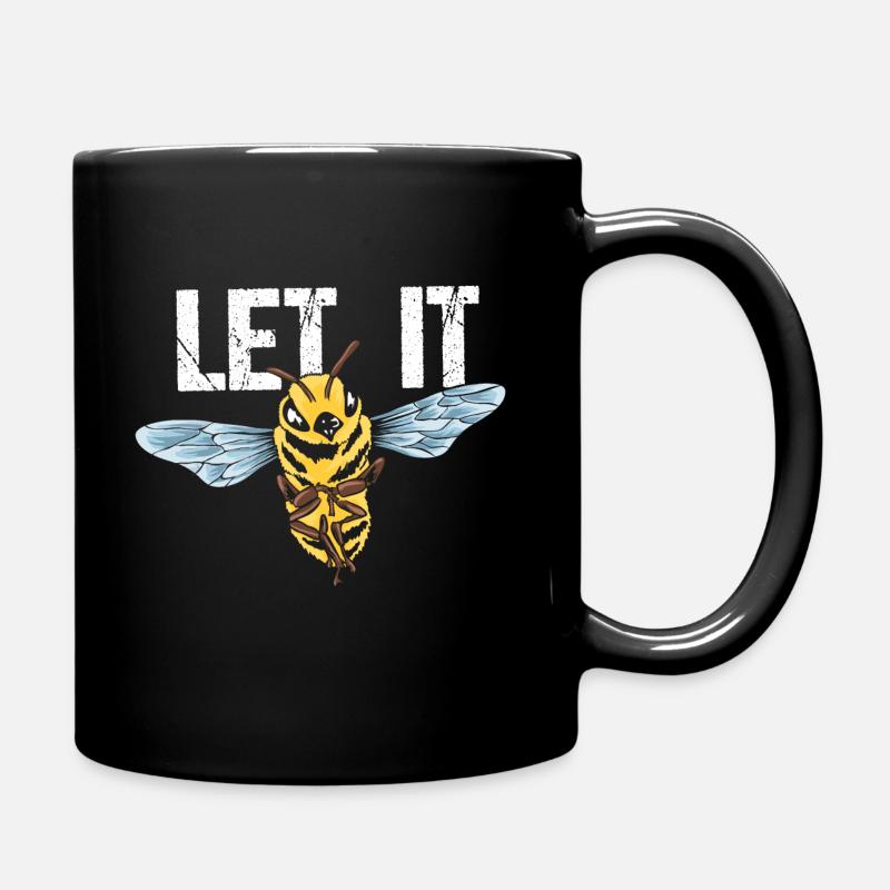 Biene | Let It Bee - Tasse einfarbig - Schwarz