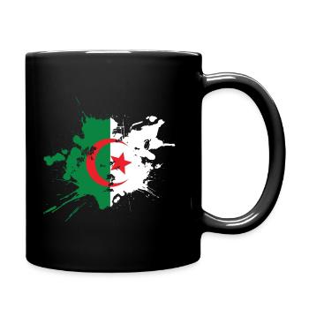 Algerien - Tasse einfarbig - Schwarz - Rechts