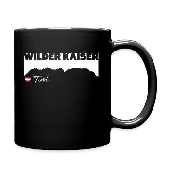 Wilder Kaiser Kaiserkrone Tirol Austria Österreich - Tasse einfarbig - Schwarz - Rechts