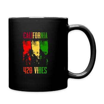 CALIFORNIA 420 VIBES - Tasse einfarbig - Schwarz - Rechts