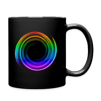 Schwarzes Loch, Weltraum, Physik, Universum, Gay - Tasse einfarbig - Schwarz - Rechts