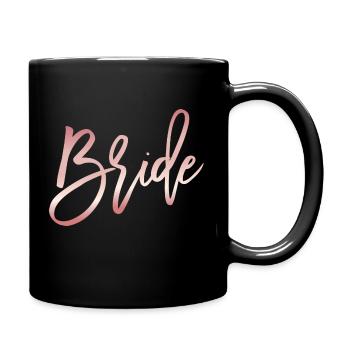 Bride - Tasse einfarbig - Schwarz - Rechts
