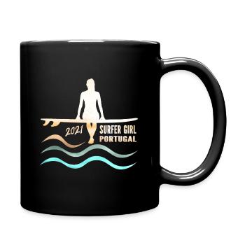 Surfer Girl Portugal 2021 - Mug uni - noir - Droite