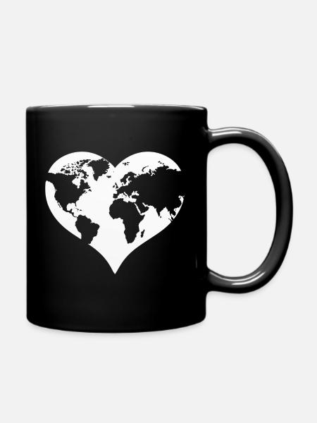 Terre, save the planet, Protection de l’environnement, Protection de la nature - Mug uni - noir