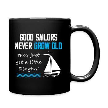 Good Sailors never grown old - Mug uni - noir - Droite