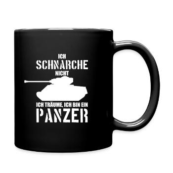 BUNDESWEHR SOLDAT PANZER BUND SOLDATEN - Tasse einfarbig - Schwarz - Rechts