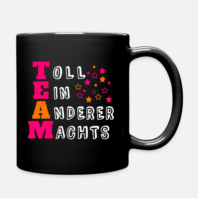 Team - Tasse einfarbig - Schwarz