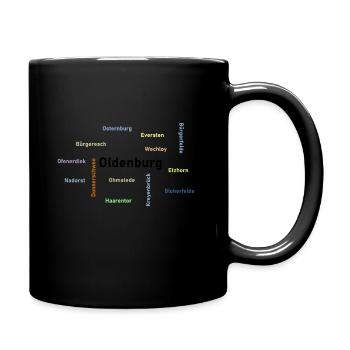 Oldenburg - Tasse einfarbig - Schwarz - Rechts