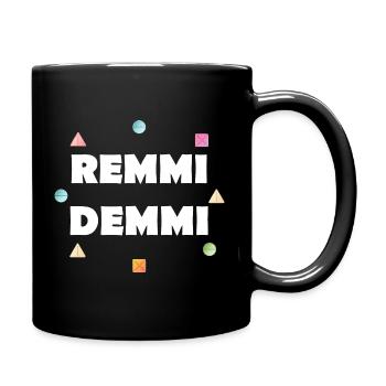 Remmi Demmi Sommer Techno Festival - Tasse einfarbig - Schwarz - Rechts
