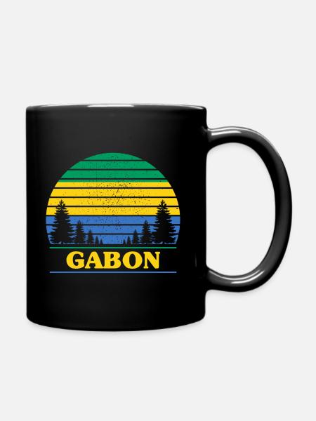 Gabon - Mug uni - noir