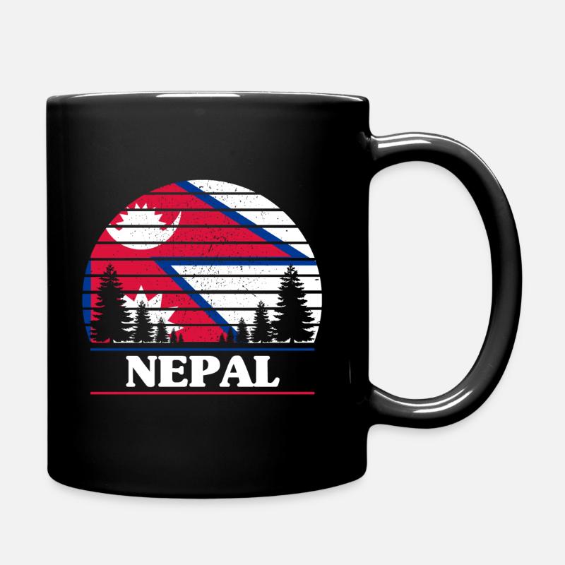 Nepal - Mug uni - noir