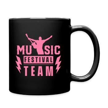 Music Festival Team Festivals Festival-goers - Full Colour Mug - black - Right