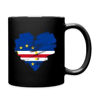 Kap Verde - Tasse einfarbig - Schwarz - Rechts