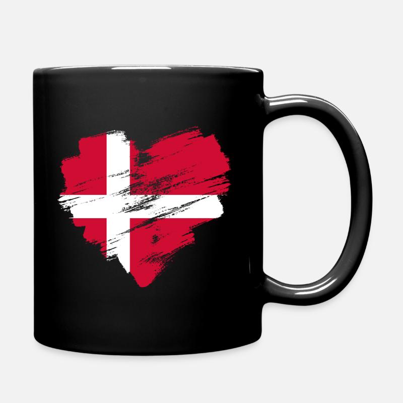 Dänemark - Tasse einfarbig - Schwarz