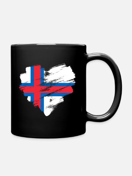 Färöer Inseln - Tasse einfarbig - Schwarz