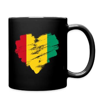 Guinée - Mug uni - noir - Droite