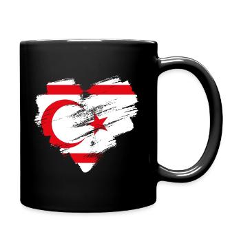 Nordzypern - Tasse einfarbig - Schwarz - Rechts