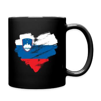 Slovenia - Full Colour Mug - black - Right