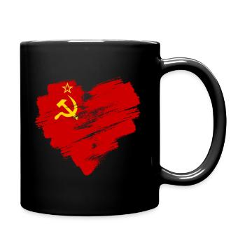 Soviet Union - Full Colour Mug - black - Right