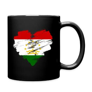 Tajikistan - Full Colour Mug - black - Right