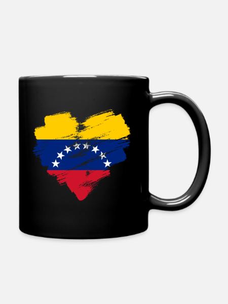 Venezuela - Tasse einfarbig - Schwarz