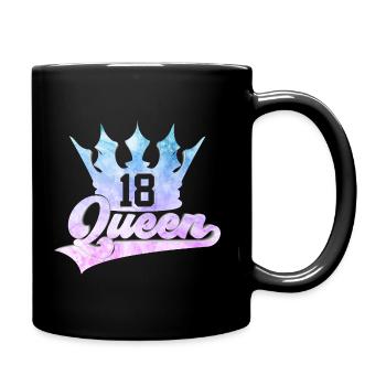18ÈME ANNIVERSAIRE SWEET 18 QUEEN - Mug uni - noir - Droite