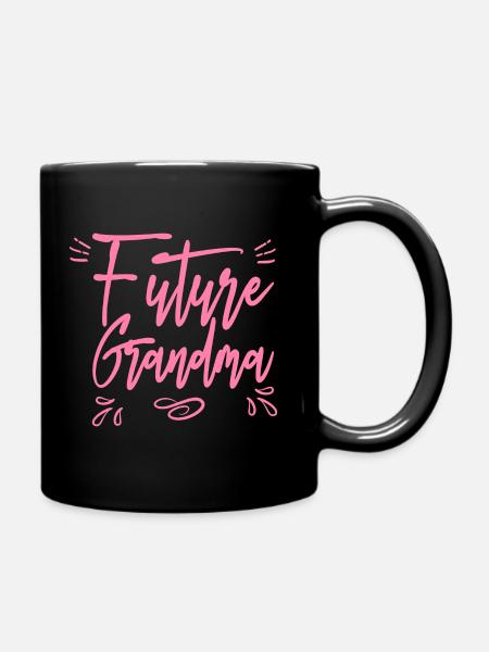 Future grand-mère grand-mère grand-mère grand-mère - Mug uni - noir