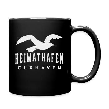 Shirt Heimathafen cuxhaven - Tasse einfarbig - Schwarz - Rechts