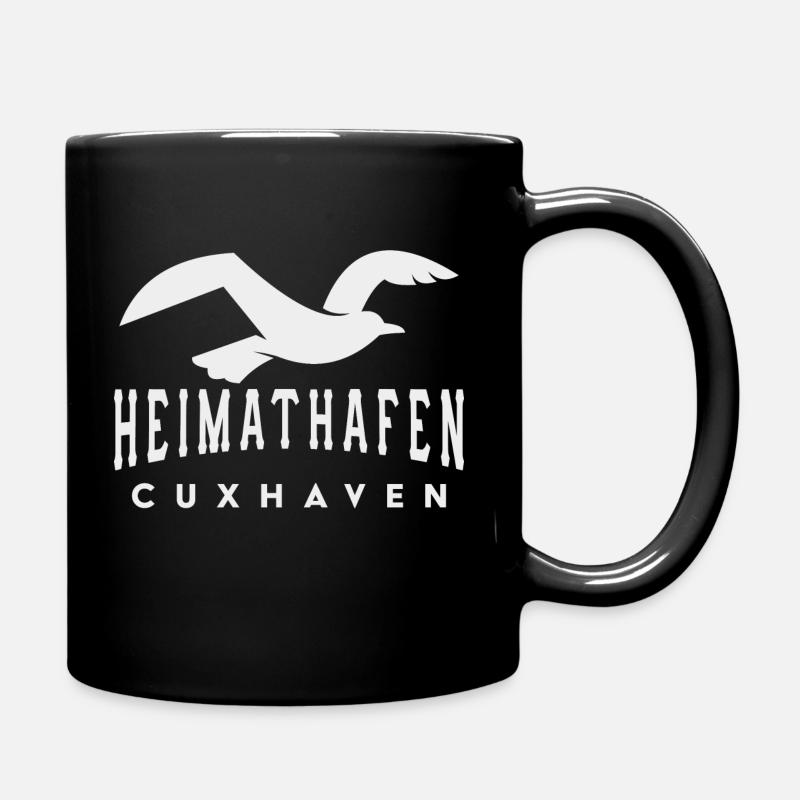 Shirt Heimathafen cuxhaven - Tasse einfarbig - Schwarz