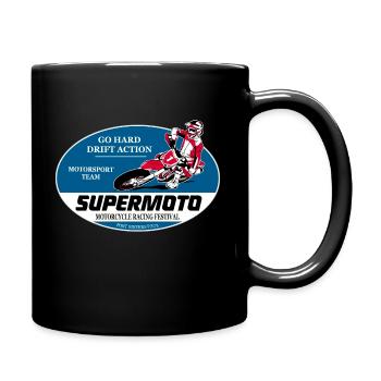 Supermoto - Supermotard - Mug uni - noir - Droite