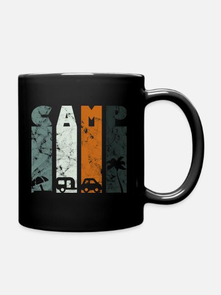 Camp Caravane Camper - Mug uni - noir