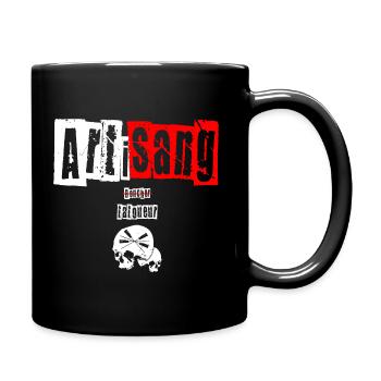 "Artisang" tatoueur - Mug uni - noir - Droite