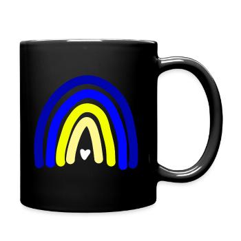 Ukraine Rainbow - Full Colour Mug - black - Right
