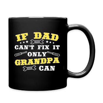 Grand-père Artisan Amateur Idée Cadeau Tournevis - Mug uni - noir - Droite