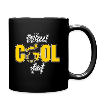 Really cool father wheel cool dad - Full Colour Mug - black - Right