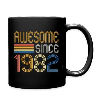 Cadeau fantastique pour le 40e anniversaire en 1982 - Mug uni - noir - Droite