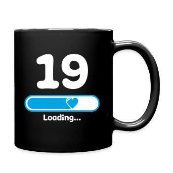 19th Birthday Loading Loading Beam - Full Colour Mug - black - Right