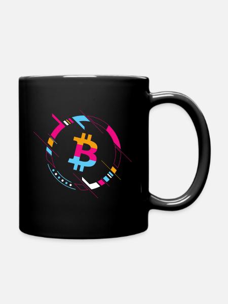 Bitcoin - Tasse einfarbig - Schwarz