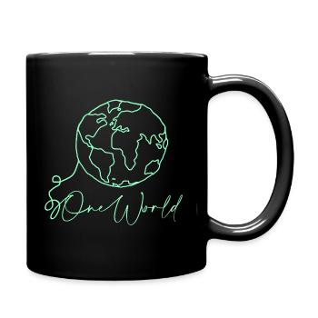 World - Full Colour Mug - black - Right