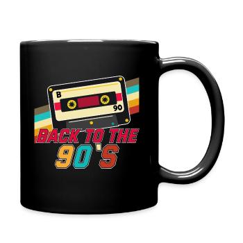 Back to the 90s - Full Colour Mug - black - Right