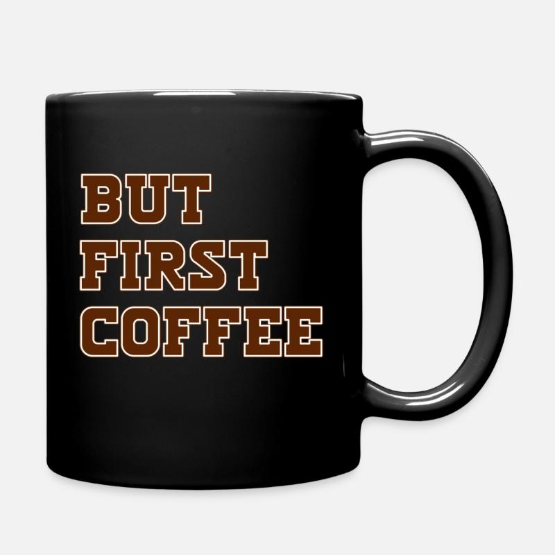 MAIS PREMIER CAFÉ - AMATEURS DE CAFÉ - BUVEURS DE CAFÉ - Mug uni - noir