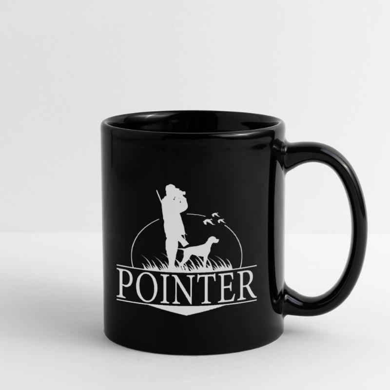 POINTER Jagdhunde Jäger Jagd Wilsigns Tasse einfarbig