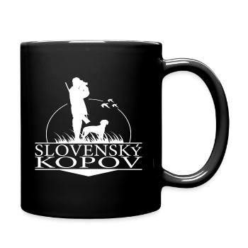 SLOVENSKY KOPOV Jagdhunde Jäger Jagd Wilsigns - Tasse einfarbig - Schwarz - Rechts