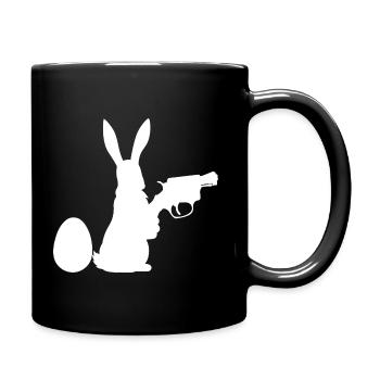 Bad Easter with Easter Egg Funny pictures - Full Colour Mug - black - Right